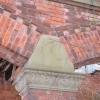 <p><strong>Romanesque Revival, detail</strong>: Cushion capital with foliate decoration. East facade porch, Commanding Officer&#39;s Quarters (Building 1), view west-northwest, January 2007.</p>